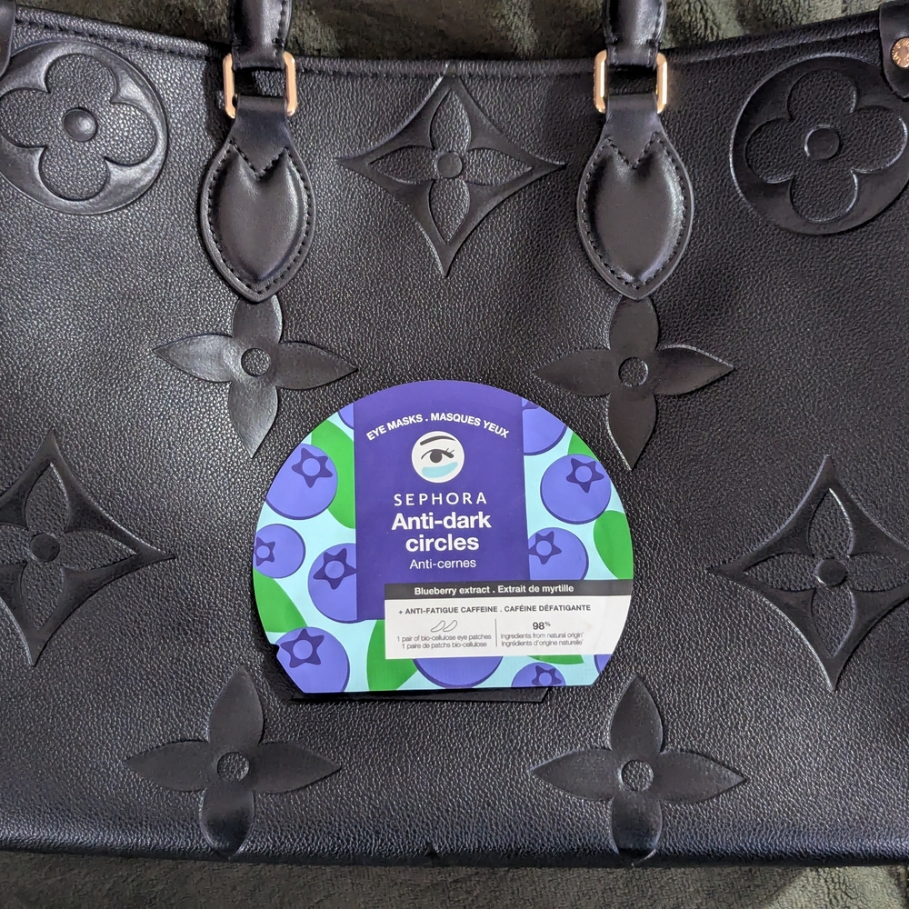 Black Designer Tote Bag